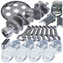 Eagle Chevy 350 1Pc 3.480in Crank 5.700in I-Beam Rods 4.030in Pistons 153 Tooth FP Balanced Assembly