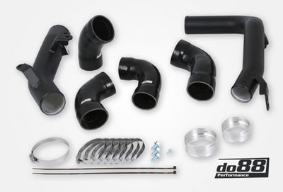 do88 Volvo S60 V60 XC60 V90 S90 XC90 SPA Pressure Pipes Diesel do88 Intercooler Black Hoses
