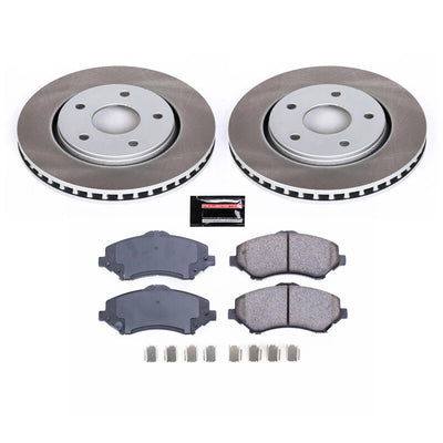 Power Stop 08-12 Chrysler Town & Country Front and Rear Semi-Coated Rotor Kit
