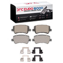 DFC 10-16 Volvo XC60 Front & Rear Geospec Rotors with Euro 5000 Ceramic Brake Pads w/Hardware
