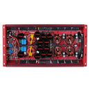 DS18 1-Channel Amp 15000 Burst/0.5ohm 8000/1ohm 4800/2ohm 2500/4ohm Watts RMS w/ Voltmeter Red