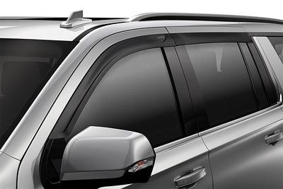 Husky Liners 07-18 Jeep Wrangler JKU Ventvisor Low Profile 4pc - Matte Black