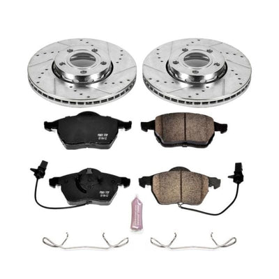 Power Stop 05-06 Audi A4 Front & Rear Z23 Evolution Sport Brake Kit