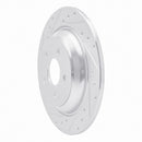 R1 16-18 Ford Focus Front & Rear Drilled & Slotted Silver Brake Rotor Set