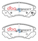 DBA 07-10 Hyundai Elantra Sedan Street Series Front Brake Pads