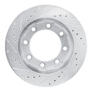 R1 77-79 Ford F-250 Front Drilled & Slotted Silver Brake Rotor Set