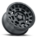 ICON Hammer Pro - 17x8.5 / 5X5 / -6MM / 4.5in BS - Satin Black
