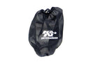 K&N Black Drycharger Round Tapered Air Filter Wrap 5in Top ID / 7.5in Base ID / 8in Height