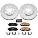 Power Stop 08-17 Mitsubishi Lancer Front & Rear Z17 Evolution Geomet Coated Brake Kit