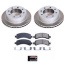 Power Stop 03-16 Chevrolet Express 3500 Front and Rear Semi-Coated Rotor Kit
