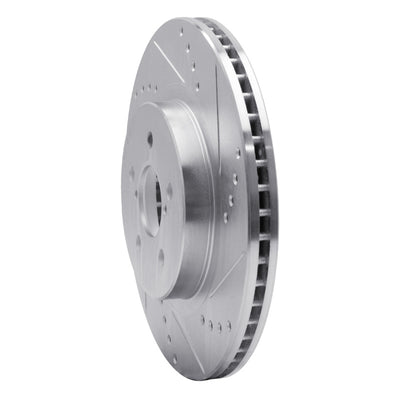 R1 17-23 Subaru Impreza Front Drilled & Slotted Silver Brake Rotor Set