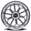 Cali Off-Road 9117 Auburn 20x10 / 6x135 BP / -25mm Offset / 87.1mm Hub Polished Wheel