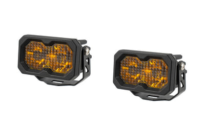 Diode Dynamics C2 2.0 Max Yellow Driving Standard ABL (Pair)