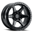 MTX Spitfire 6 Gloss Black 17x9in / 6x135 BP / -12mm Offset / 87.1mm Bore