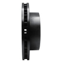 R1 99-99 Ford F-250 4WD (Super Duty) Front Left Drilled & Slotted Black Brake Rotor