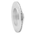 R1 04-10 BMW 525i (Mexico) Rear Left Drilled & Slotted Silver Brake Rotor