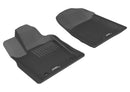 3D MAXpider 2011-2012 Dodge Durango Kagu 1st & 2nd Row Floormats - Black