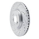 R1 21-25 Hyundai Sonata Front & Rear Drilled & Slotted Silver Brake Rotor Set
