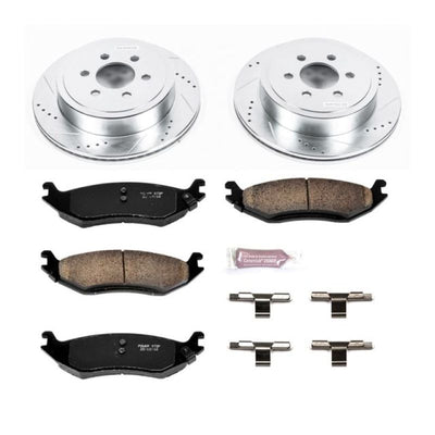 Power Stop 2003 Dodge Durango Front & Rear Z23 Evolution Sport Brake Kit