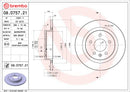 Brembo OE 19-21 ChevyEquinox/19-21 Malibu/20-21 GMC Terrain Friction Brake Disc