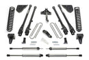 Fabtech 23-24 Ford F250/350 4WD Diesel 4in 4 Link System w/ 4.0 Resi & 2.25 DL Shocks 