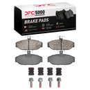 DFC 82-92 Volvo 740/745/940/780/760 Series Front 5000 Adv Low Metallic Brake Pads & Hardware Kit