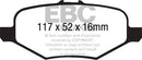 EBC S15 Brake Pad and Rotor Kit