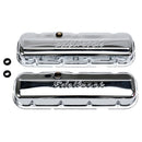 Edelbrock Valve Cover Signature Series Chevrolet 1965 and Later 396-502 V8 Low Chrome
