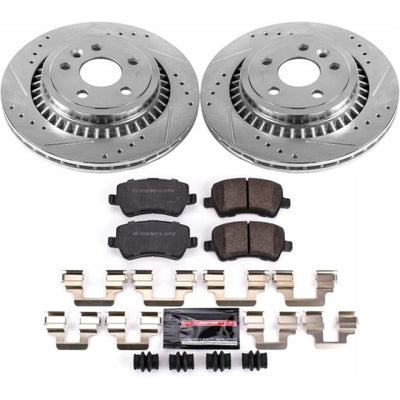 Power Stop 10-15 Volvo XC60 Front & Rear Z23 Evolution Sport Brake Kit