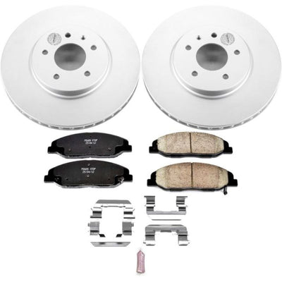 Power Stop 09-11 Cadillac STS Front & Rear Z17 Evolution Geomet Coated Brake Kit