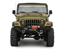 Raxiom 97-06 Jeep Wrangler TJ 50-In LED Light Bar Windshield Mount w/ Auxiliary Bracket
