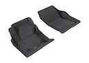 3D MAXpider 2013-2016 Lincoln MKZ Kagu 1st & 2nd Row Floormats - Black