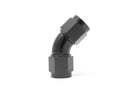 Aeromotive VaporWorx Fitting - AN-06 Female-Female 45 Degree Swivel