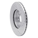R1 10-19 Audi A3 Front & Rear Drilled & Slotted Silver Brake Rotor Set