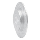 R1 19-25 Acura RDX Front & Rear Drilled & Slotted Silver Brake Rotor Set