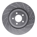 R1 94-04 Ford Mustang Front & Rear Drilled & Slotted Silver Brake Rotor Set