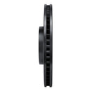 R1 09-11 Lexus IS350 Left Front Drilled & Slotted Black Brake Rotor