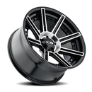 ION Type 149 20x10 / 8x165.1 BP / -24mm Offset / 125.2mm Hub Black/Machined Wheel