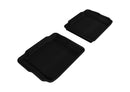 3D MAXpider 2010-2019 Ford Taurus Kagu 1st & 2nd Row Floormats - Black