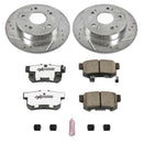 Power Stop 13-15 Acura ILX Front & Rear Z26 Street Warrior Brake Kit