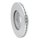 R1 06-12 Mercedes-Benz ML320 Front Drilled & Slotted Silver Brake Rotor Set
