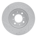 R1 11-19 Ford Fiesta (USA/Canada) Front Right Drilled & Slotted Geo-Carbon Rotor