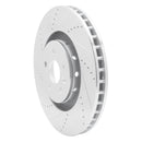 R1 09-15 Cadillac CTS Front & Rear Drilled & Slotted Silver Brake Rotor Set