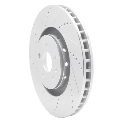 R1 09-15 Cadillac CTS Front Drill & Slot Silver Rotors