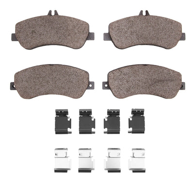 DFC 09-15 Mercedes-Benz GLK350 Front 5000 Advanced Low Metallic Brake Pads and Hardware Kit