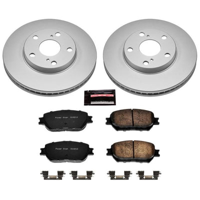 Power Stop 02-06 Toyota Camry Front & Rear Z17 Evolution Geomet Coated Brake Kit
