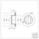 DFC GeoSPEC Coated Rotors - Plain