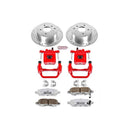 Power Stop 2010 Nissan Altima Front & Rear Z26 Street Warrior Brake Kit w/Calipers