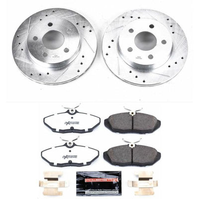 Power Stop 93-97 Ford Thunderbird Front & Rear Z26 Street Warrior Brake Kit