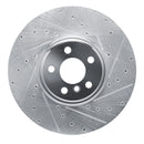 R1 16-26 Toyota GR Supra Front Drill & Slot Silver Rotors